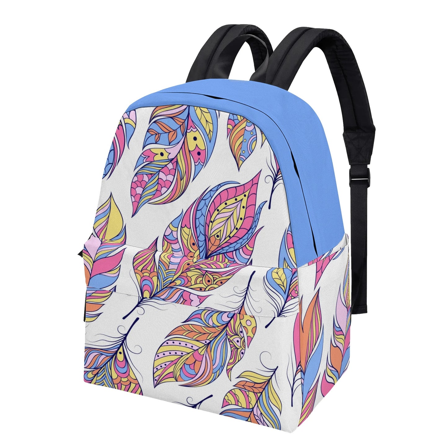 Feather Print Backpack