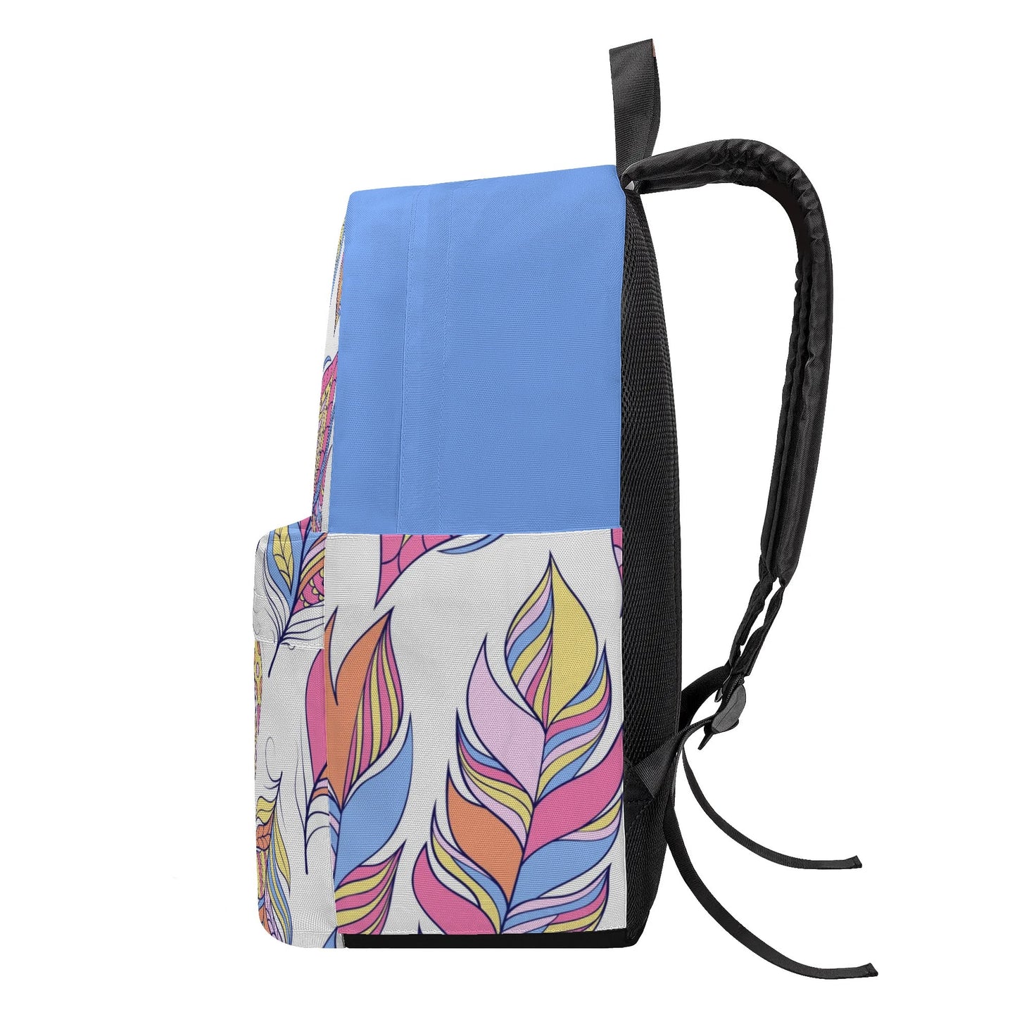 Feather Print Backpack