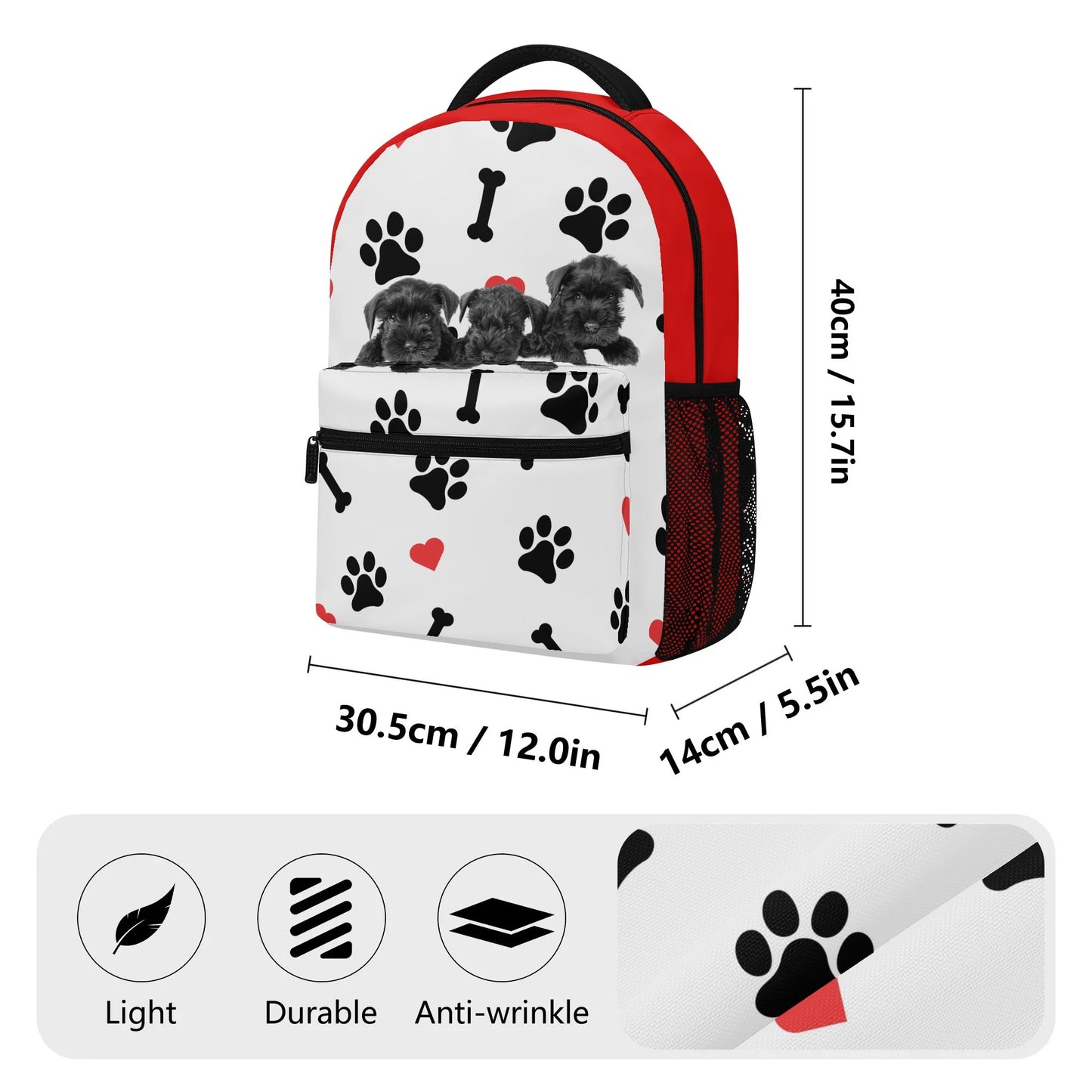 Puppy Paws Casual School Backpack